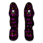 Halloween Pumpkin Smiley Faces Print Muay Thai Shin Guard