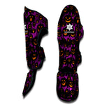 Halloween Pumpkin Smiley Faces Print Muay Thai Shin Guard