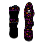 Halloween Pumpkin Smiley Faces Print Muay Thai Shin Guard