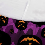 Halloween Pumpkin Smiley Faces Print Sofa Cover