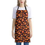Halloween Pumpkin Witch Pattern Print Apron