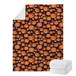 Halloween Pumpkin Witch Pattern Print Blanket
