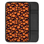 Halloween Pumpkin Witch Pattern Print Car Center Console Cover