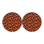Halloween Pumpkin Witch Pattern Print Car Coasters