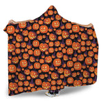 Halloween Pumpkin Witch Pattern Print Hooded Blanket