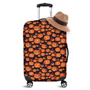 Halloween Pumpkin Witch Pattern Print Luggage Cover