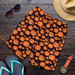 Halloween Pumpkin Witch Pattern Print Men's Shorts