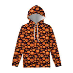 Halloween Pumpkin Witch Pattern Print Pullover Hoodie