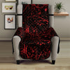 Halloween Red Blood Print Armchair Protector