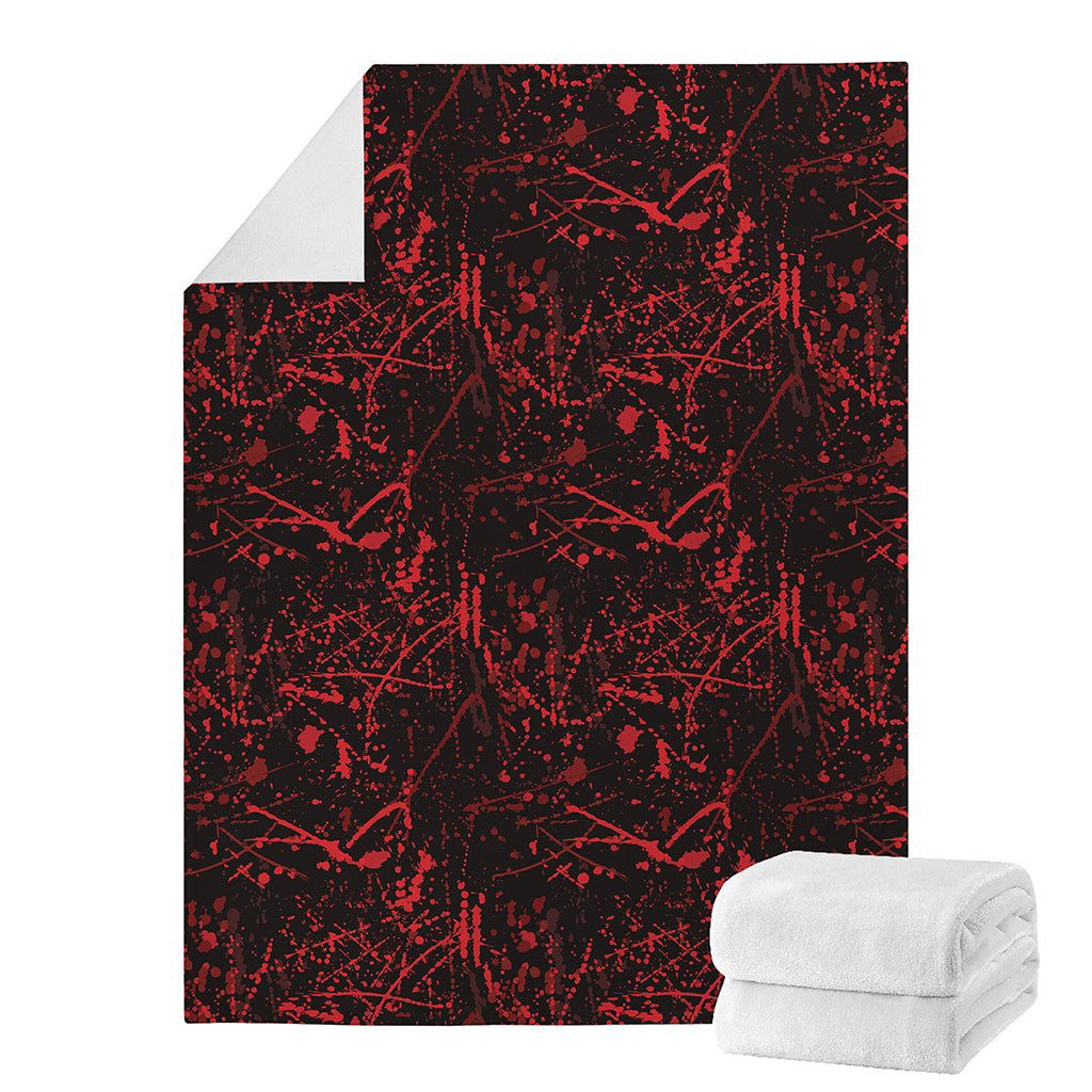 Halloween Red Blood Print Blanket
