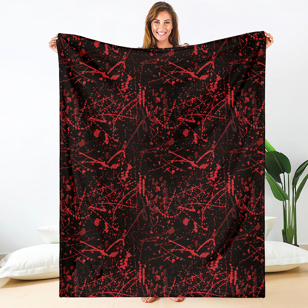 Halloween Red Blood Print Blanket