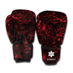 Halloween Red Blood Print Boxing Gloves