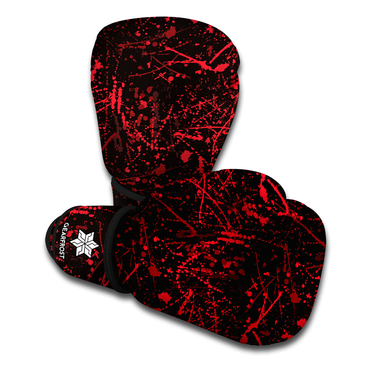 Halloween Red Blood Print Boxing Gloves