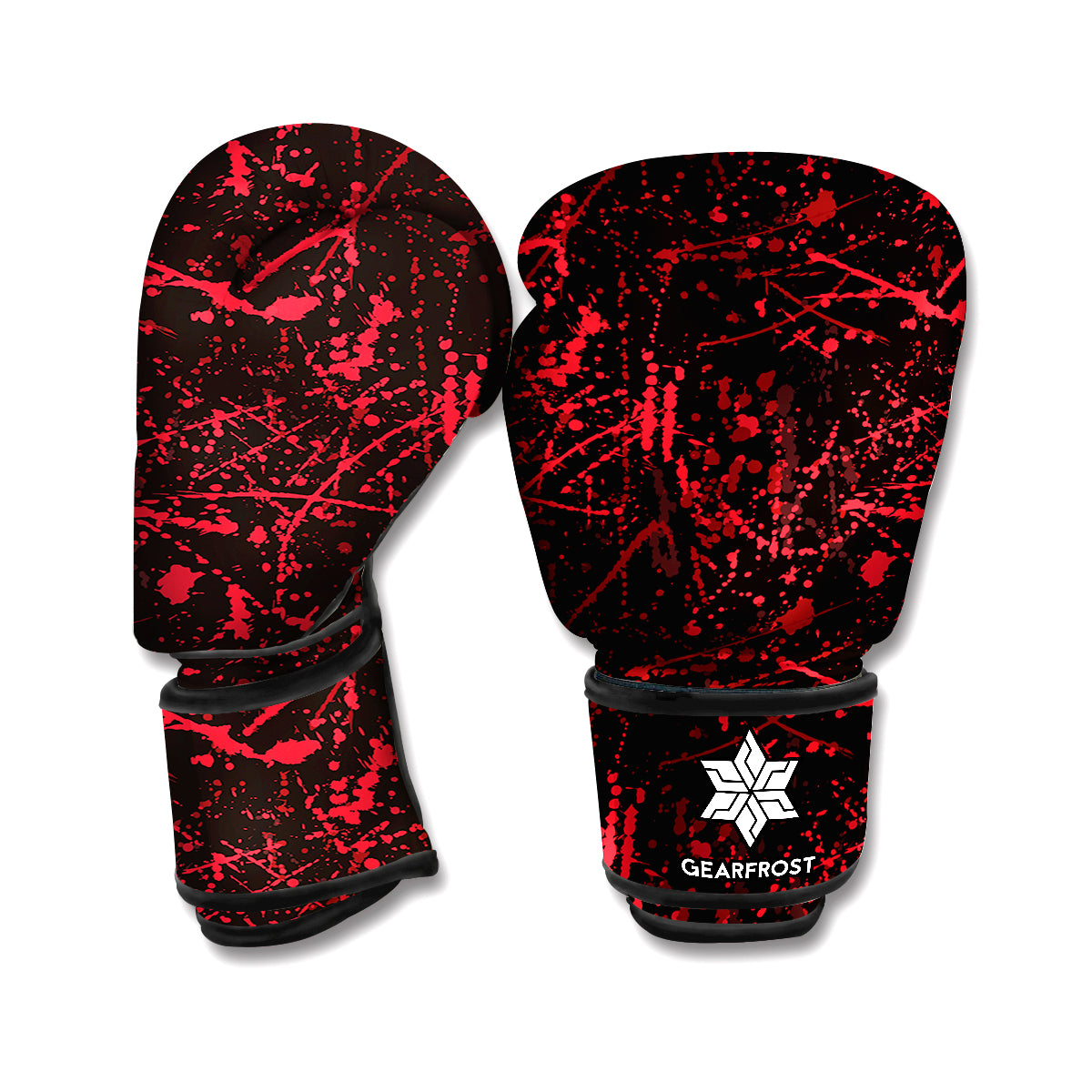 Halloween Red Blood Print Boxing Gloves