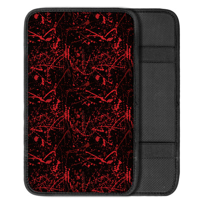 Halloween Red Blood Print Car Center Console Cover