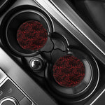 Halloween Red Blood Print Car Coasters