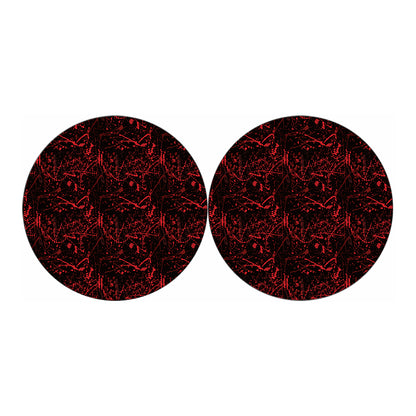 Halloween Red Blood Print Car Coasters