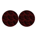 Halloween Red Blood Print Car Coasters