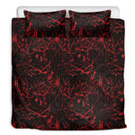 Halloween Red Blood Print Duvet Cover Bedding Set
