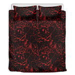 Halloween Red Blood Print Duvet Cover Bedding Set