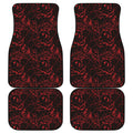 Halloween Red Blood Print Front and Back Car Floor Mats