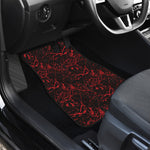 Halloween Red Blood Print Front and Back Car Floor Mats