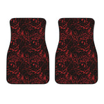 Halloween Red Blood Print Front Car Floor Mats