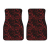 Halloween Red Blood Print Front Car Floor Mats