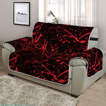 Halloween Red Blood Print Half Sofa Protector