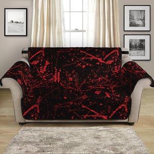 Halloween Red Blood Print Loveseat Protector