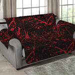 Halloween Red Blood Print Loveseat Protector