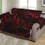 Halloween Red Blood Print Loveseat Protector