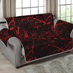 Halloween Red Blood Print Loveseat Protector