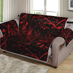 Halloween Red Blood Print Loveseat Protector