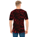 Halloween Red Blood Print Men's T-Shirt