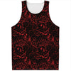 Halloween Red Blood Print Men's Tank Top