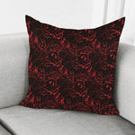 Halloween Red Blood Print Pillow Cover