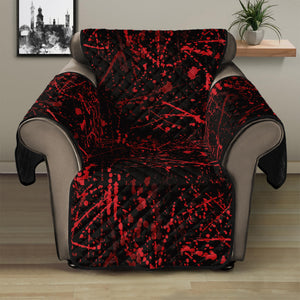 Halloween Red Blood Print Recliner Protector