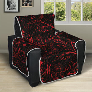 Halloween Red Blood Print Recliner Protector