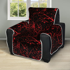 Halloween Red Blood Print Recliner Protector