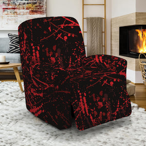 Halloween Red Blood Print Recliner Slipcover