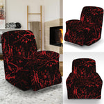 Halloween Red Blood Print Recliner Slipcover