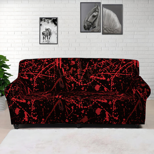 Halloween Red Blood Print Sofa Cover