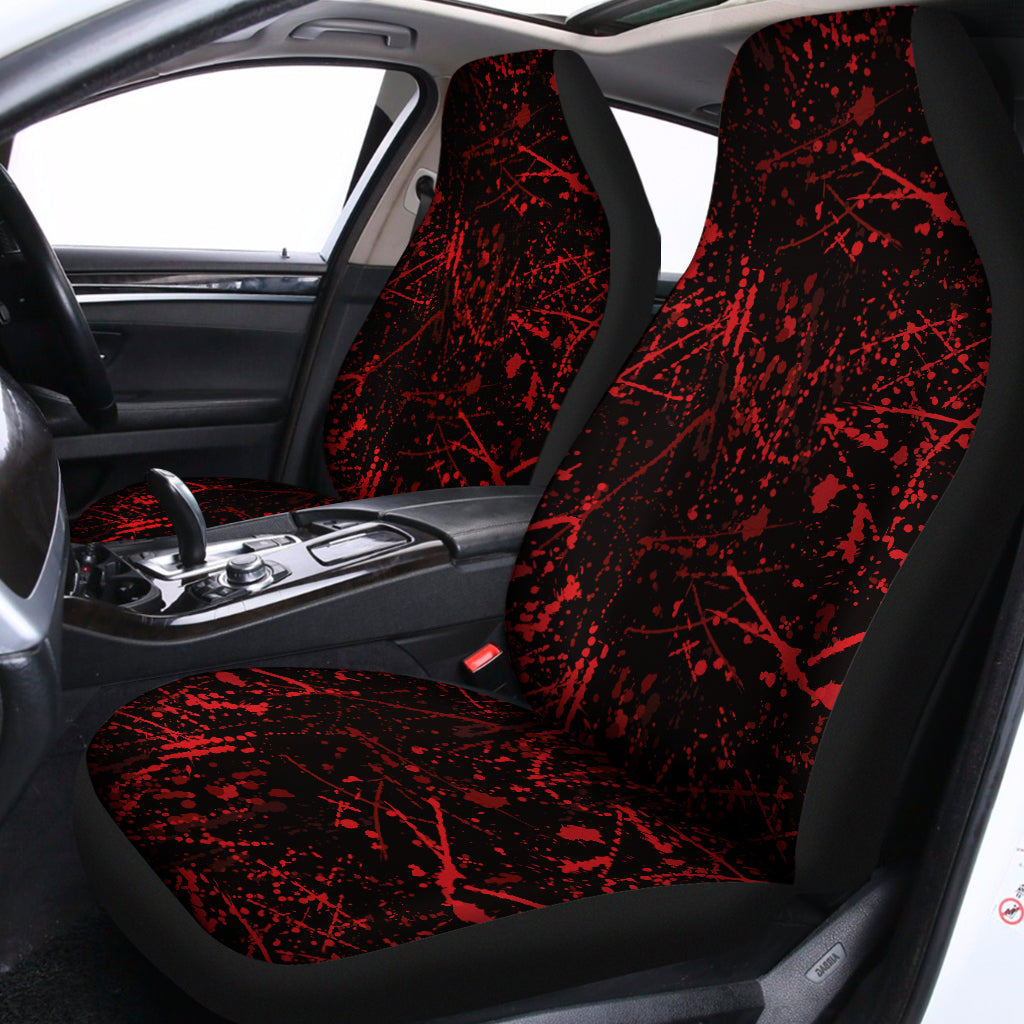 Halloween Red Blood Print Universal Fit Car Seat Covers