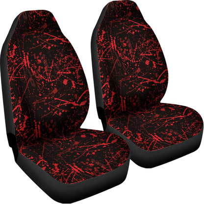 Halloween Red Blood Print Universal Fit Car Seat Covers