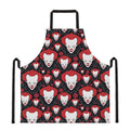 Halloween Scary Clown Pattern Print Apron