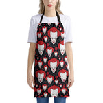 Halloween Scary Clown Pattern Print Apron