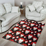 Halloween Scary Clown Pattern Print Area Rug