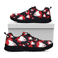 Halloween Scary Clown Pattern Print Black Running Shoes
