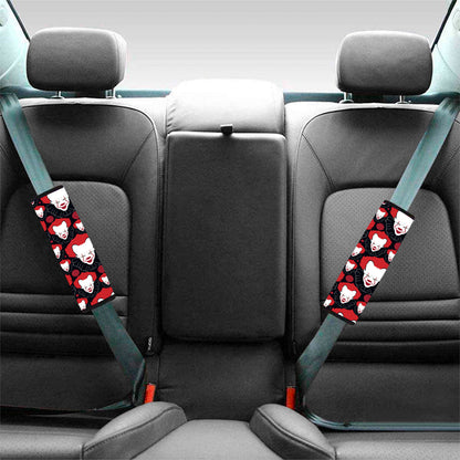 Halloween Scary Clown Pattern Print Car Seat Belt Covers
